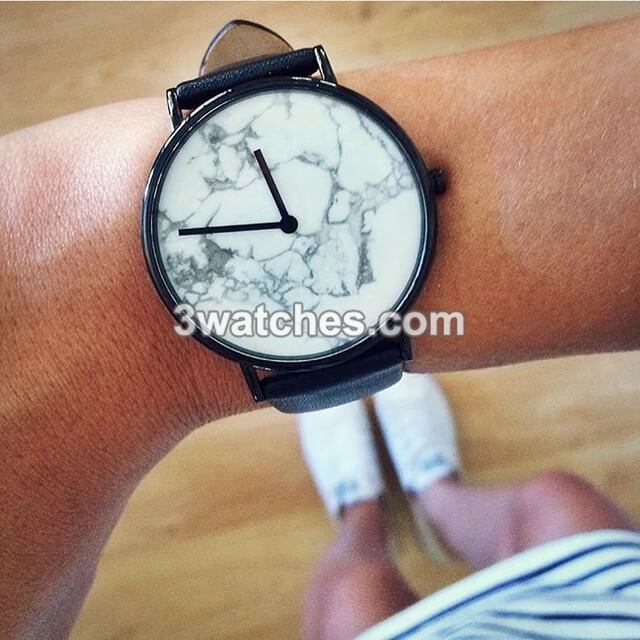 White Stone Horse Watch