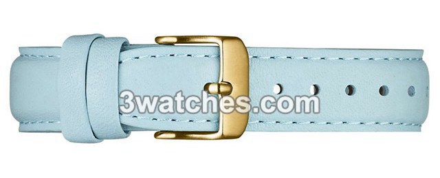 arctic leather interchangeable strap gold stainless steel buckle