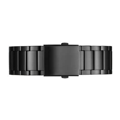 steel band interchangeable strap black stainless steel buckle