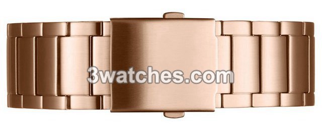 steel band interchangeable strap rose gold stainless steel buckle
