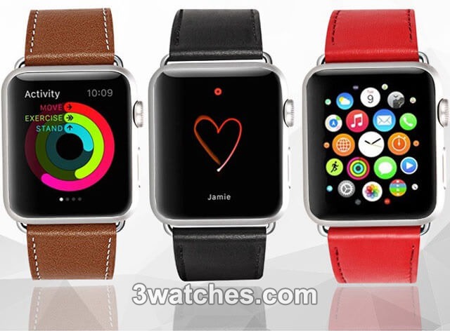 For Apple iwatch Band Calf Leather Strap