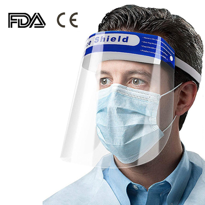 Details about   Face Shield Reusable Protective Isolation Mask Clear F6456 One Size